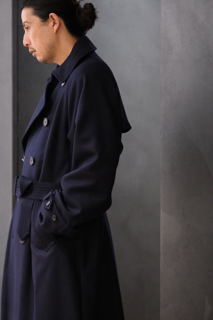 COHÉRENCE/ALⅢ/MELTON JERSEY / D.BLUE