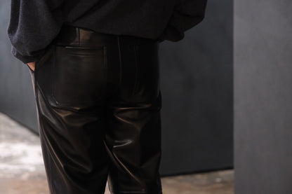 HEUGN/TROUSRE123/Cedric LEATHER　slacks