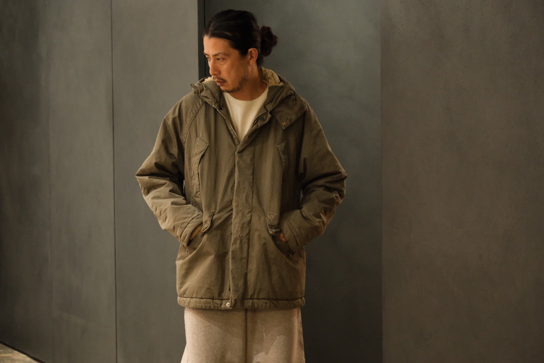 Massimo osti studio / CO/NY JACKET / OW MEDIUM JK IN GABARDINE / WALNUT