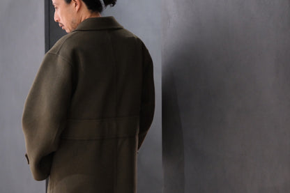 POSTELEGANT/ WOOL REVER  COAT　/ HEATHER MOSS