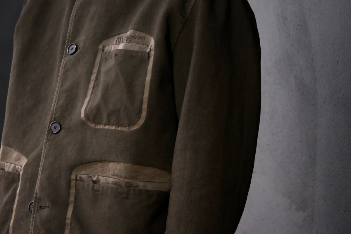 Massimo osti studio / BUTTON BLAZER / BL BL IN TRAMA 3D