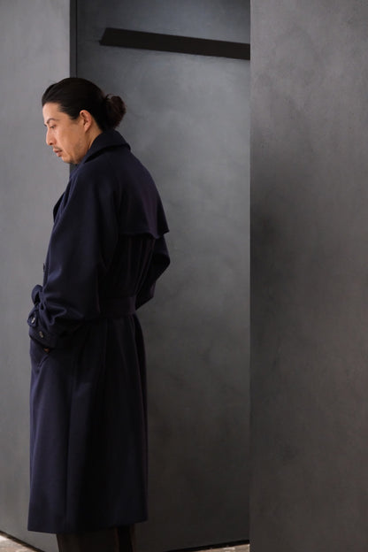 COHÉRENCE/ALⅢ/MELTON JERSEY / D.BLUE
