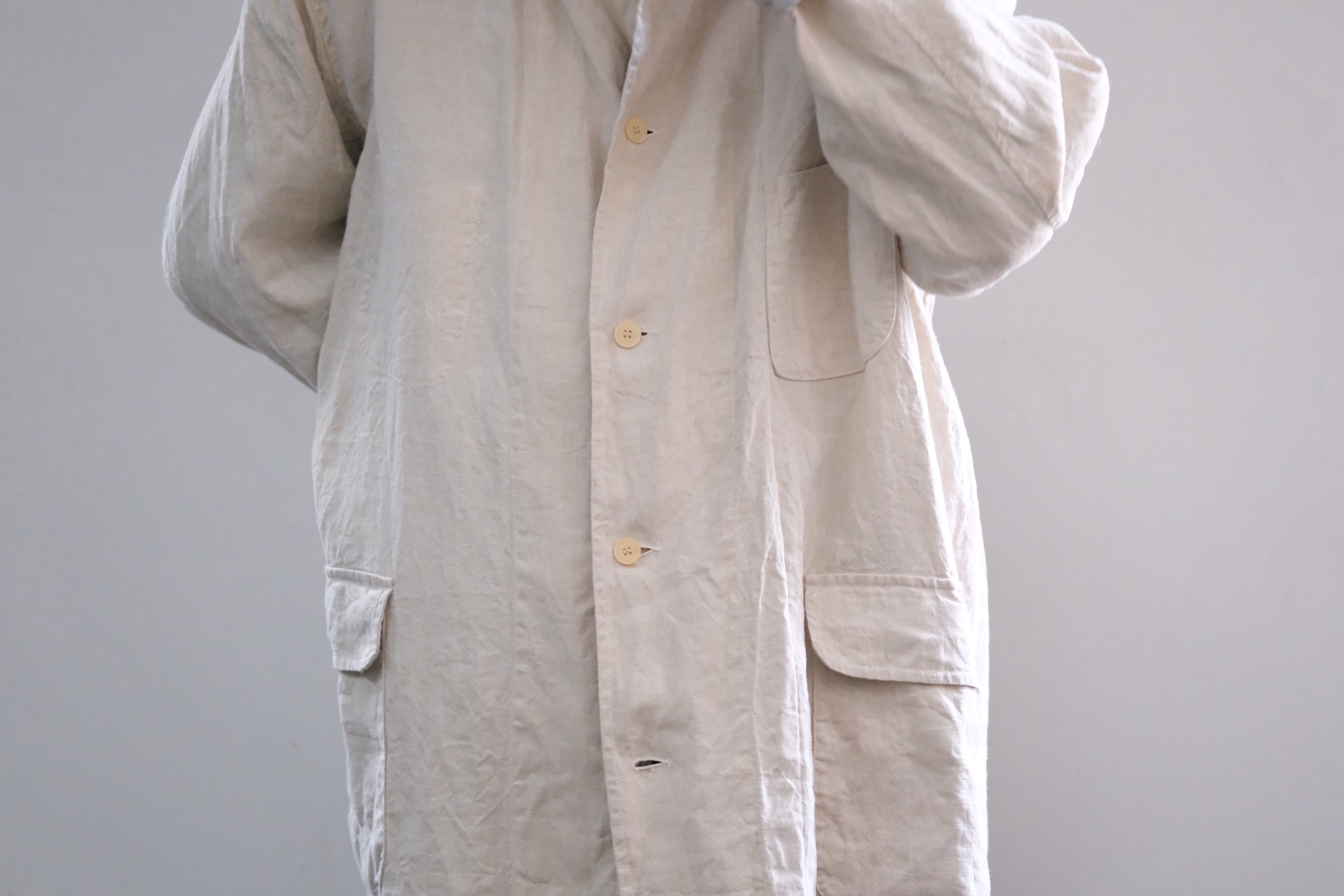 Chez VIDALENC / Coat Malbo / ANTIC LINEN – Lister