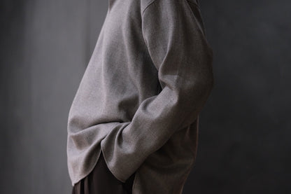 POSTELEGANT/ Wool Pull-over Shirts