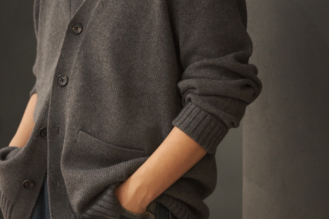 HEUGN/KNITWEAR005/Clark Cashmere knit MIX