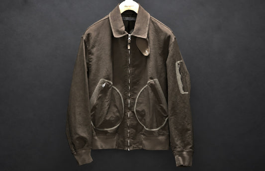 Massimo osti studio / ZIP HARRINGTON / OW MEDIUM JK IN TRM 3D