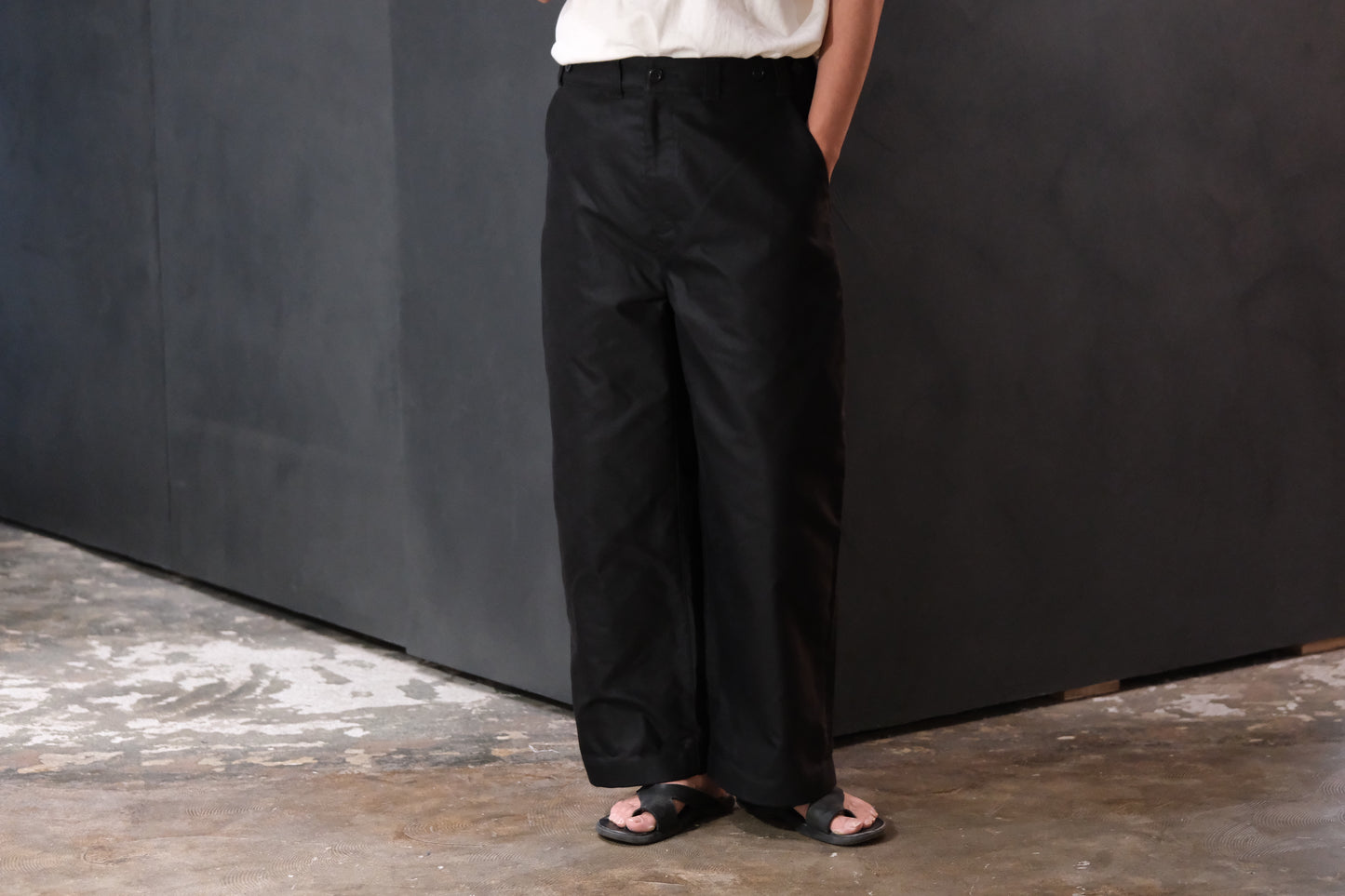 Senelier /PROT-LINE WIDE PANTS / SE-PA-09-0124 /  NAVY・BLACK