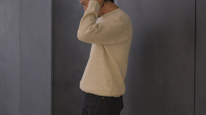 Slopeslow/Dry wool Waffle Henley shirt