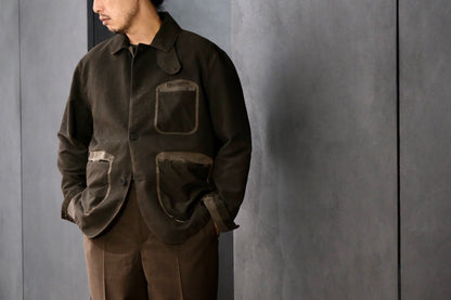 Massimo osti studio / BUTTON BLAZER / BL BL IN TRAMA 3D