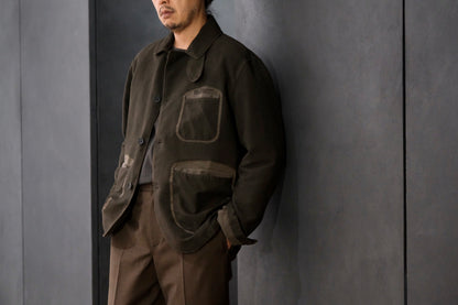 Massimo osti studio / BUTTON BLAZER / BL BL IN TRAMA 3D