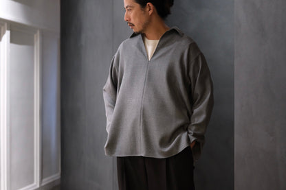 POSTELEGANT/ Wool Pull-over Shirts