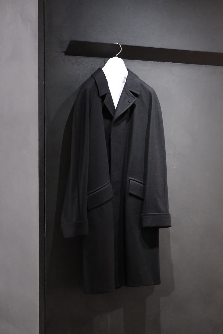 COHÉRENCE/Mod.CORB/MELTON JERSEY / BLACK