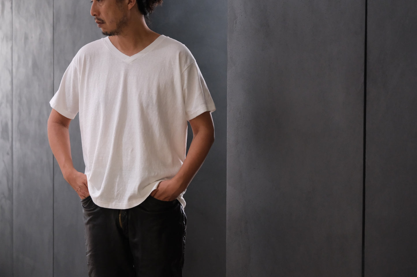 Special In Ordinary / 04 R.A.F. V-Neck Tee/ PLASTER
