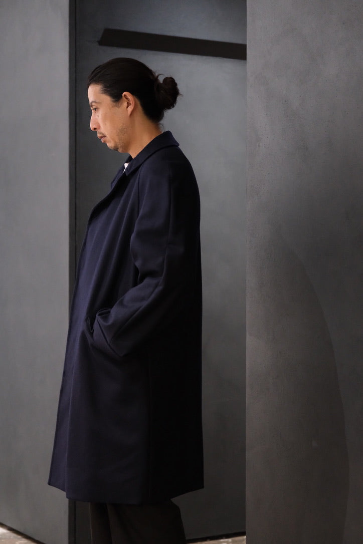 COHÉRENCE/Mod.CORB/MELTON JERSEY / D.BLUE