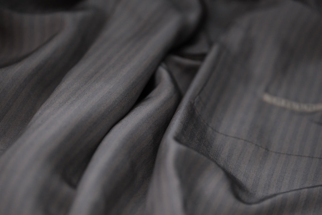 HEUGN/SHIRT151/Ellis Silk print London Stripe