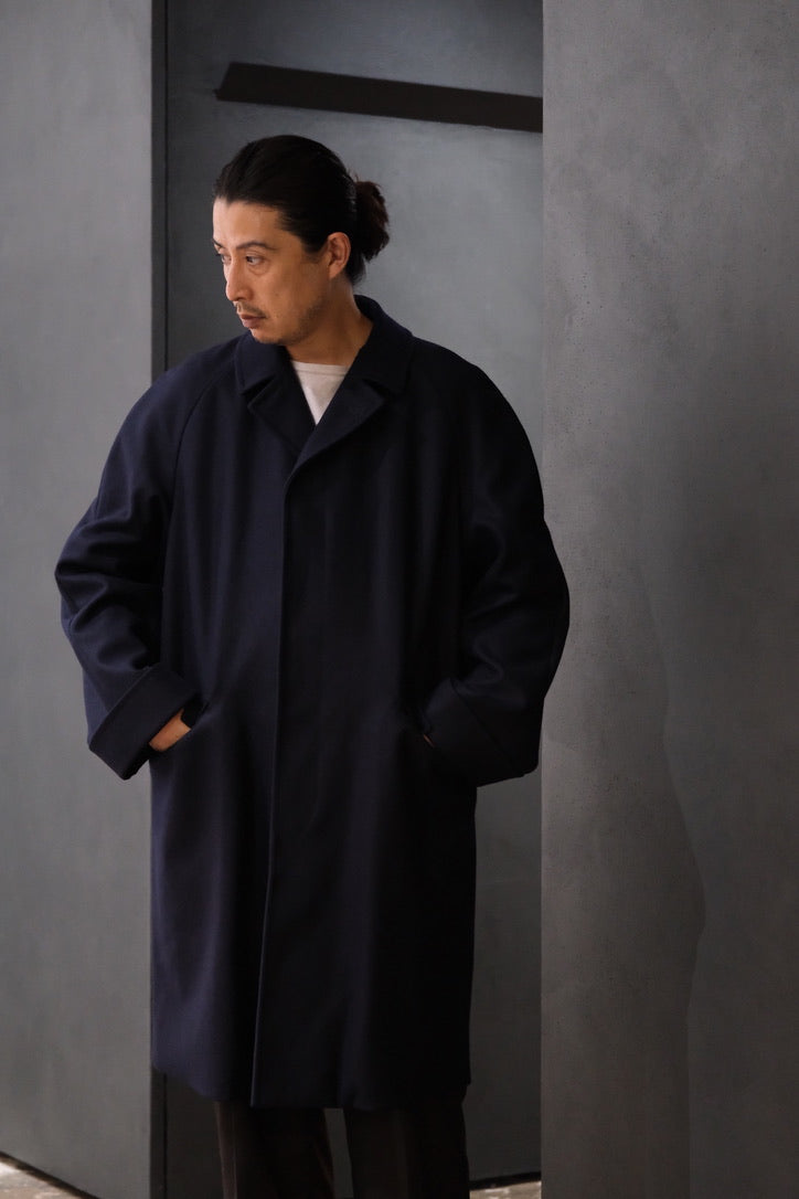 COHÉRENCE/Mod.CORB/MELTON JERSEY / D.BLUE