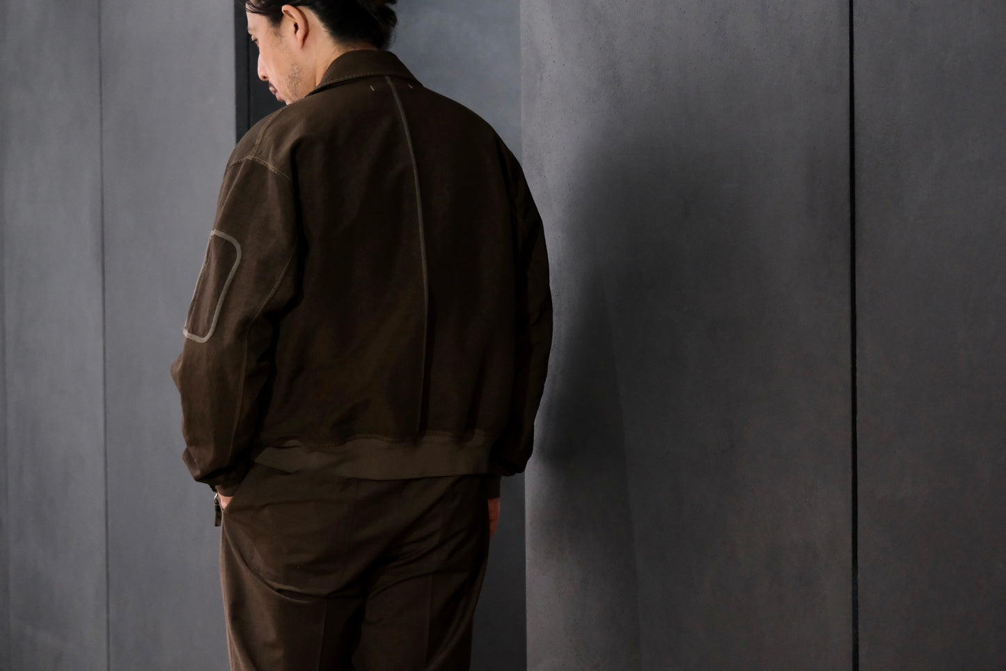Massimo osti studio / ZIP HARRINGTON / OW MEDIUM JK IN TRM 3D