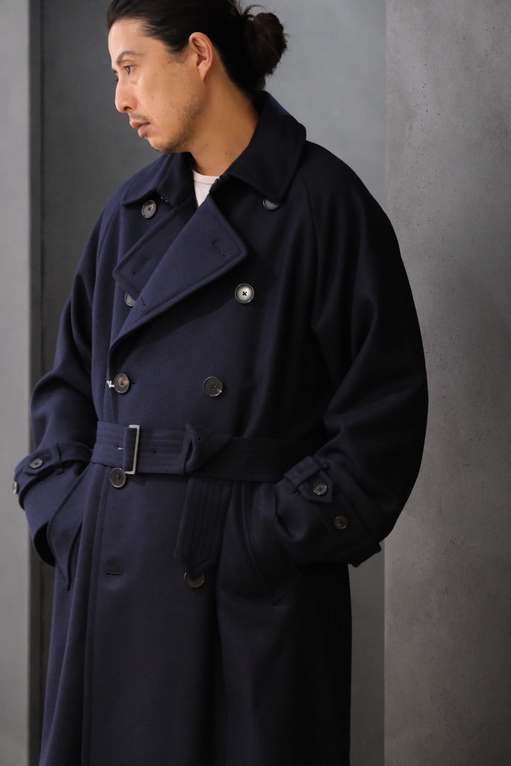 COHÉRENCE/ALⅢ/MELTON JERSEY / D.BLUE