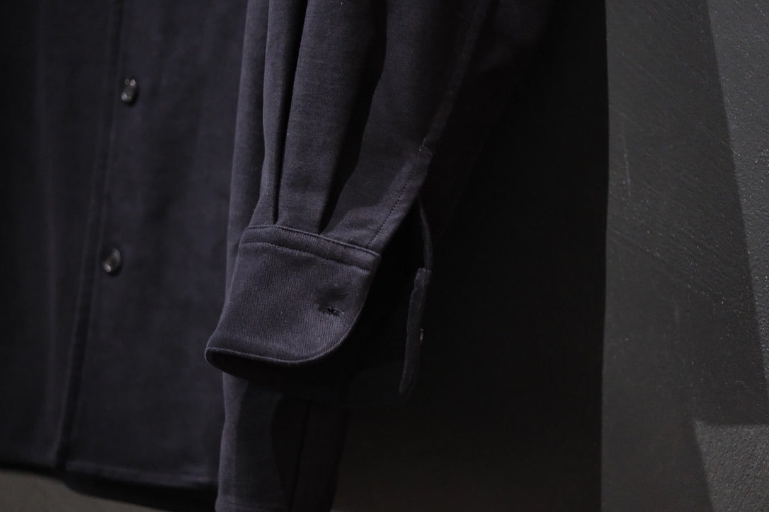 nonnotte/Draping Shirt Jacket/Fine Count Moleskin