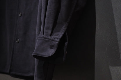 nonnotte/Draping Shirt Jacket/Fine Count Moleskin