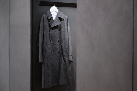 COHÉRENCE/Mod.FOUFOU Ⅱ/CHEVRON TWEED JERSEY / GREY