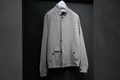 COHERENCE/GIANNI/Wool.Linen.Mohair Ripple/GRAY