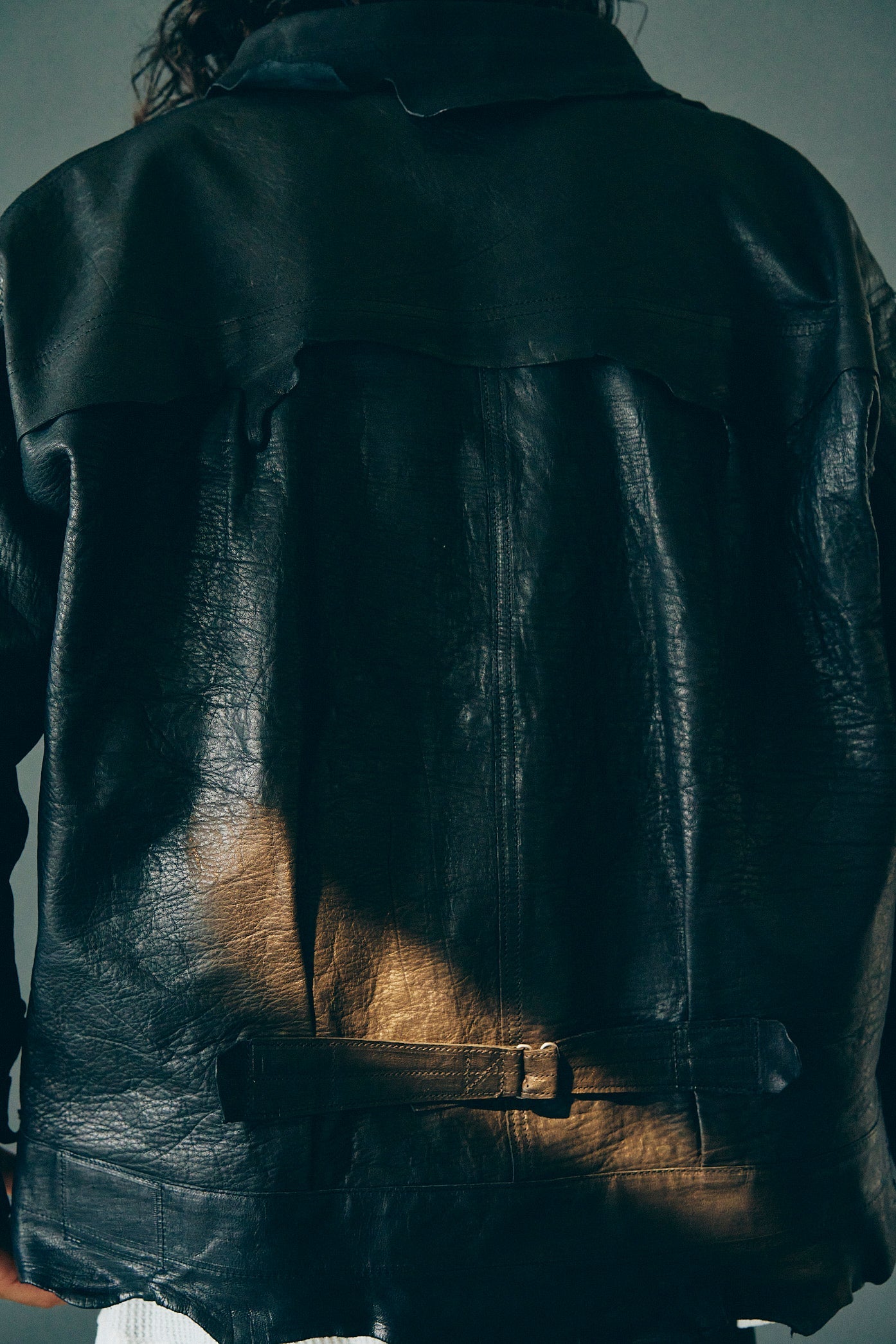 GOOD KARMA DEVELOPMENT / Leather Blouse”DAVE” / (Black) 在庫販売分
