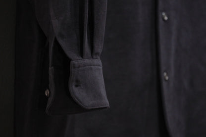 nonnotte/Draping Shirt Jacket/Fine Count Moleskin