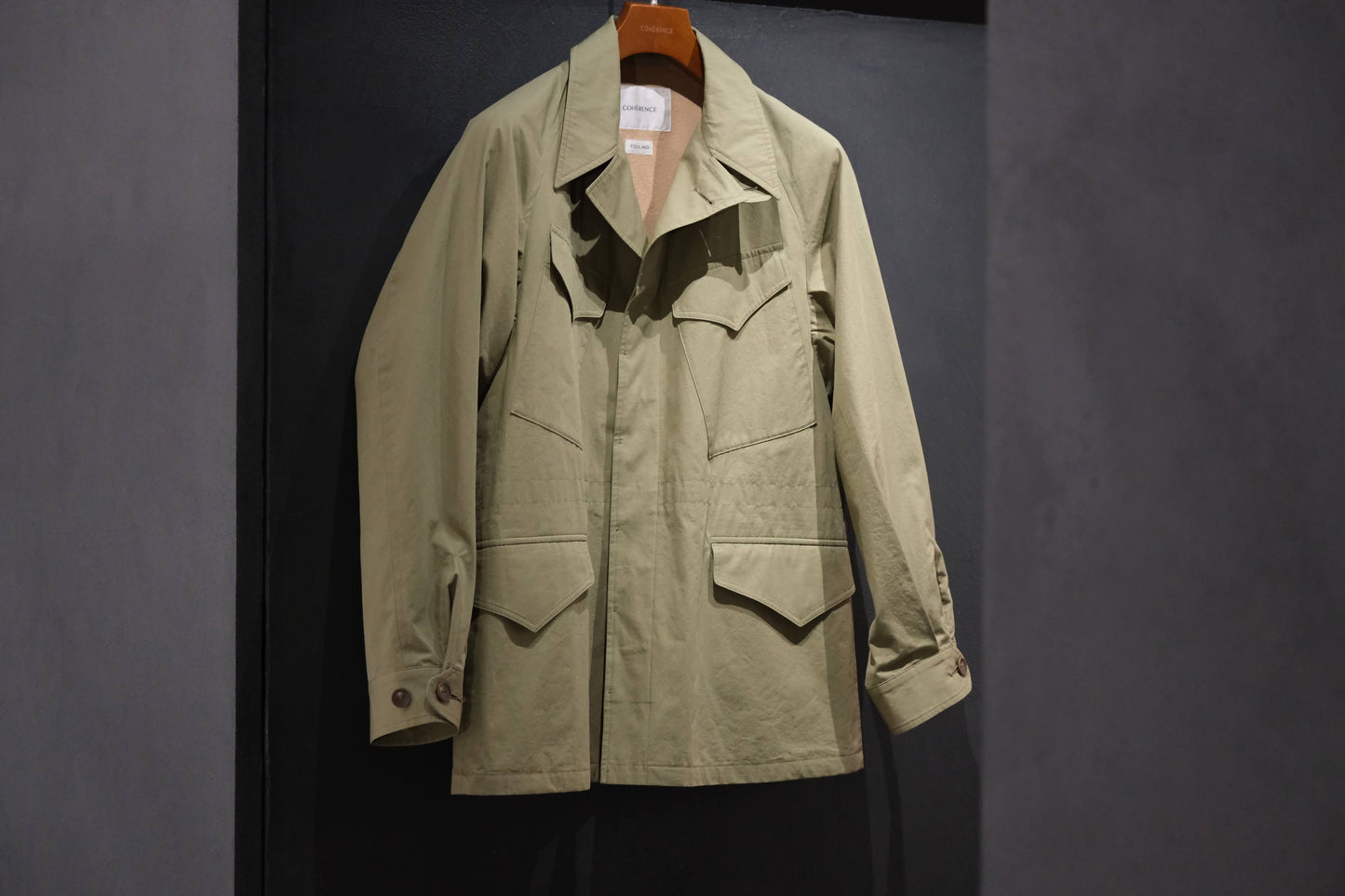 2026AW受注商品/COHERENCE/ROBERT-FLC/COHÉRENCE WEATHER RESISTANT COTTON LIGHT