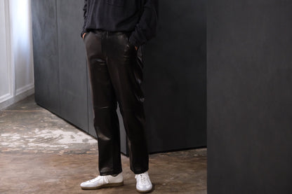 HEUGN/TROUSRE123/Cedric LEATHER　slacks