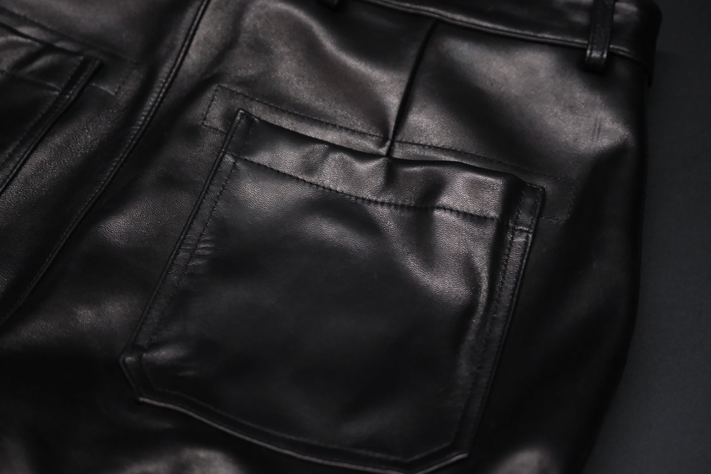 HEUGN/TROUSRE123/Cedric LEATHER　slacks