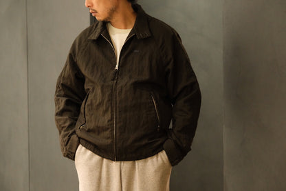 Massimo osti studio / TECH WO BOMBER / OW SHORT JACKET IN LANA TECNICA / TURKISH COFFEE