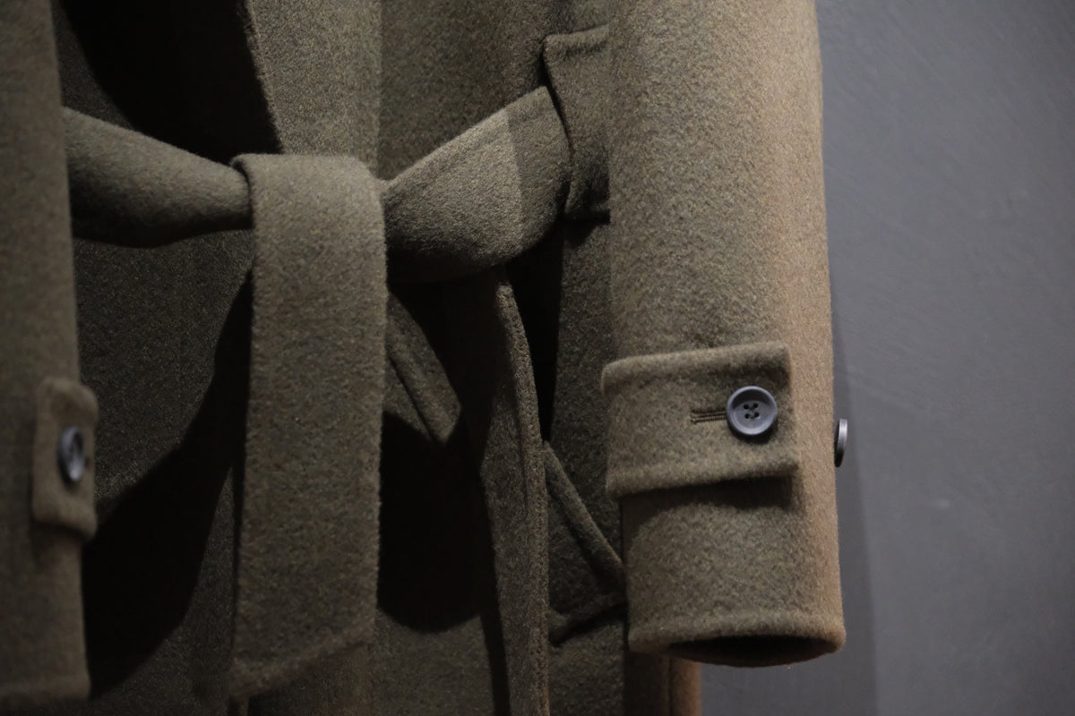 POSTELEGANT/ WOOL REVER  COAT　/ HEATHER MOSS