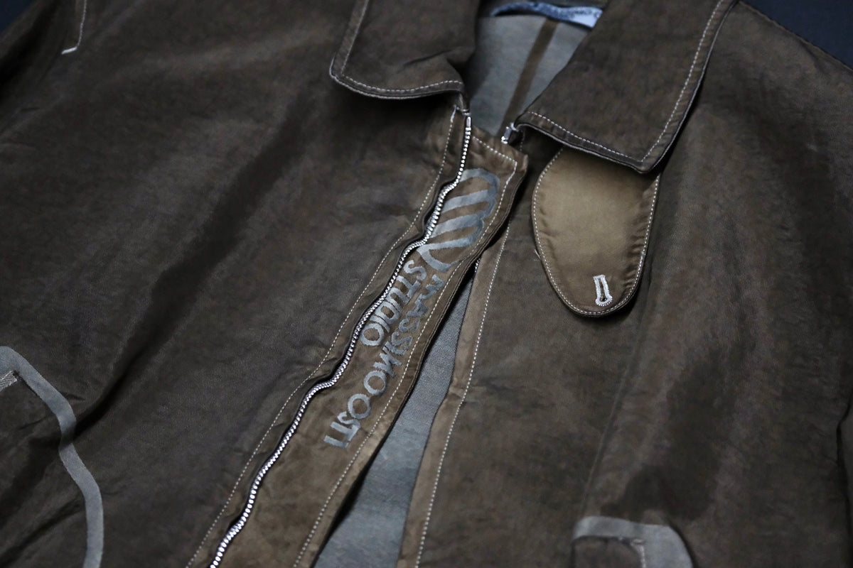 Massimo osti studio / ZIP HARRINGTON / OW MEDIUM JK IN TRM 3D