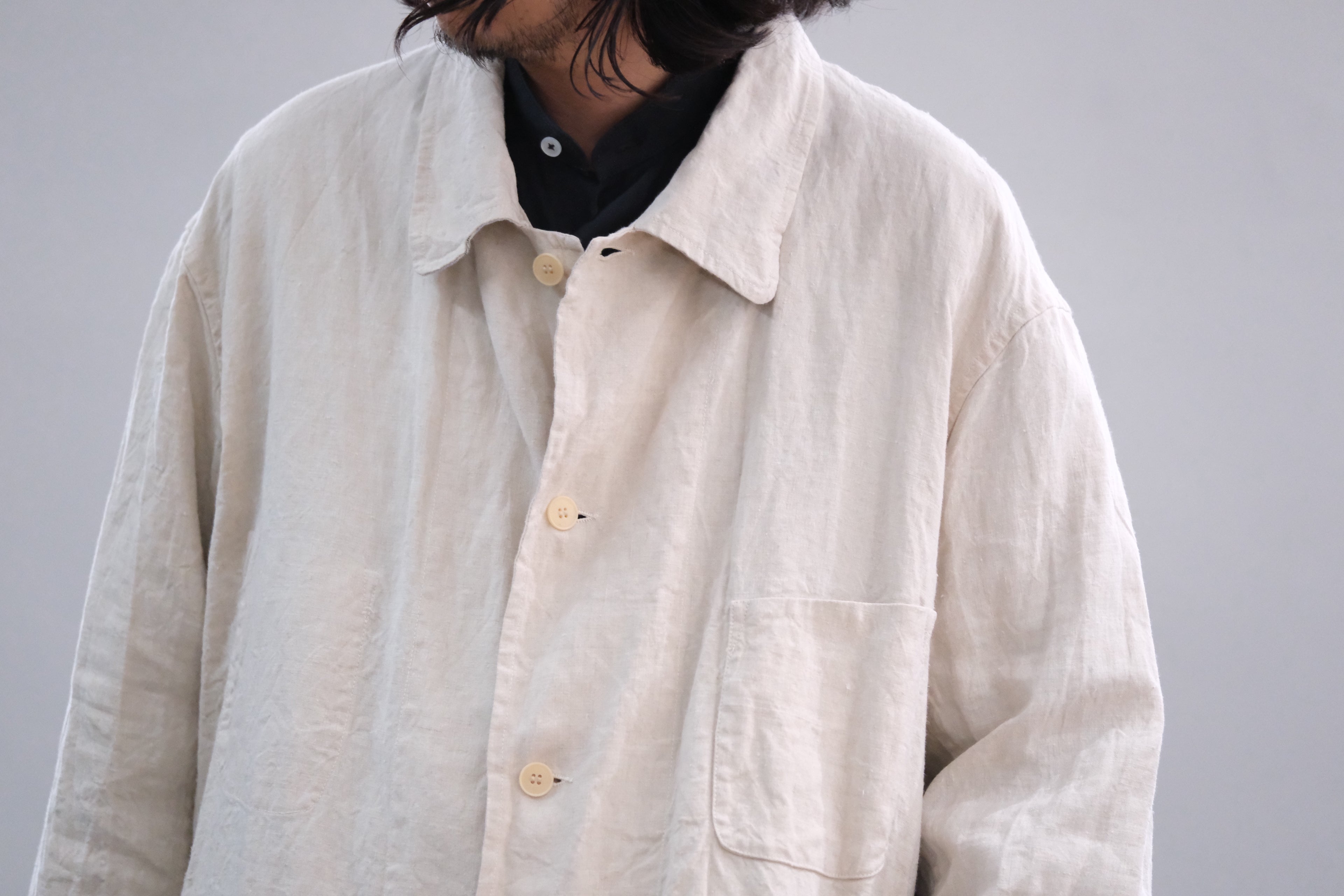 Chez VIDALENC / Coat Malbo / ANTIC LINEN – Lister