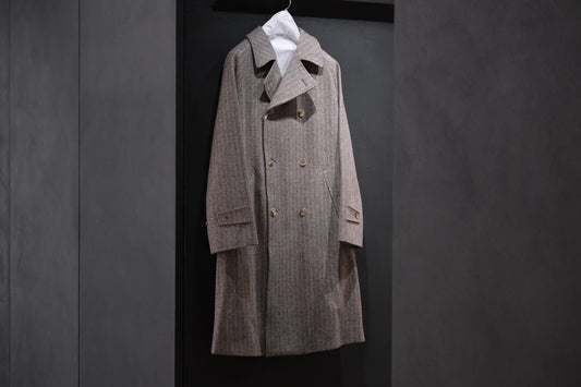 COHERENCE/FOUFOU Ⅱ/CHEVRON TWEED JERSEY/L.BEIGE
