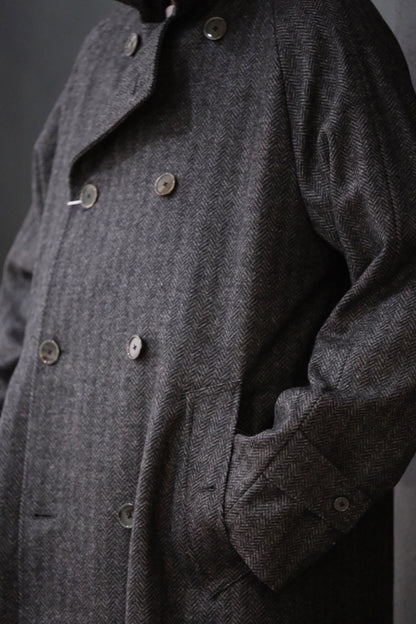 COHÉRENCE/Mod.FOUFOU Ⅱ/CHEVRON TWEED JERSEY / GREY