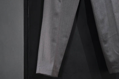 2026AW受注商品/COHERENCE/NICOLAS/ROVER WOOL TWILL/GREY NAILHEAD