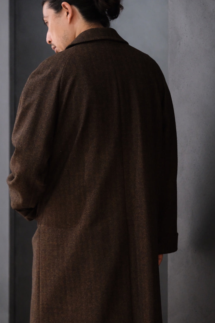 COHÉRENCE/Mod.CORB/CHEVRON TWEED JERSEY / BROWN
