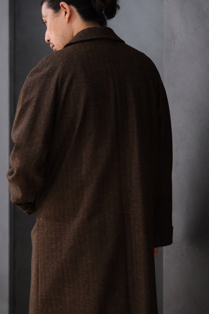 COHÉRENCE/Mod.CORB/CHEVRON TWEED JERSEY / BROWN
