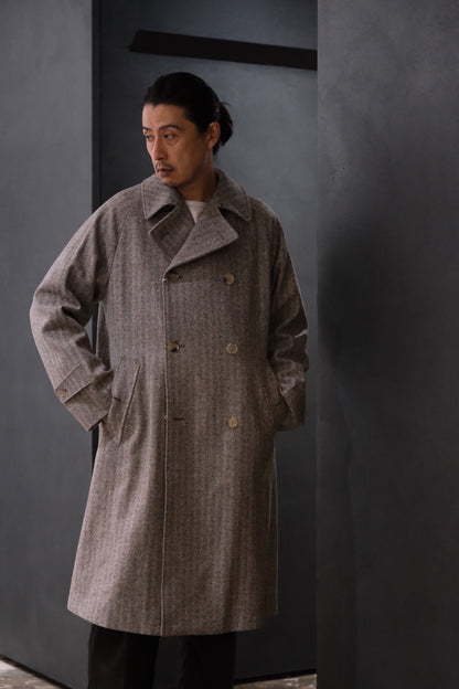 COHERENCE/FOUFOU Ⅱ/CHEVRON TWEED JERSEY/L.BEIGE