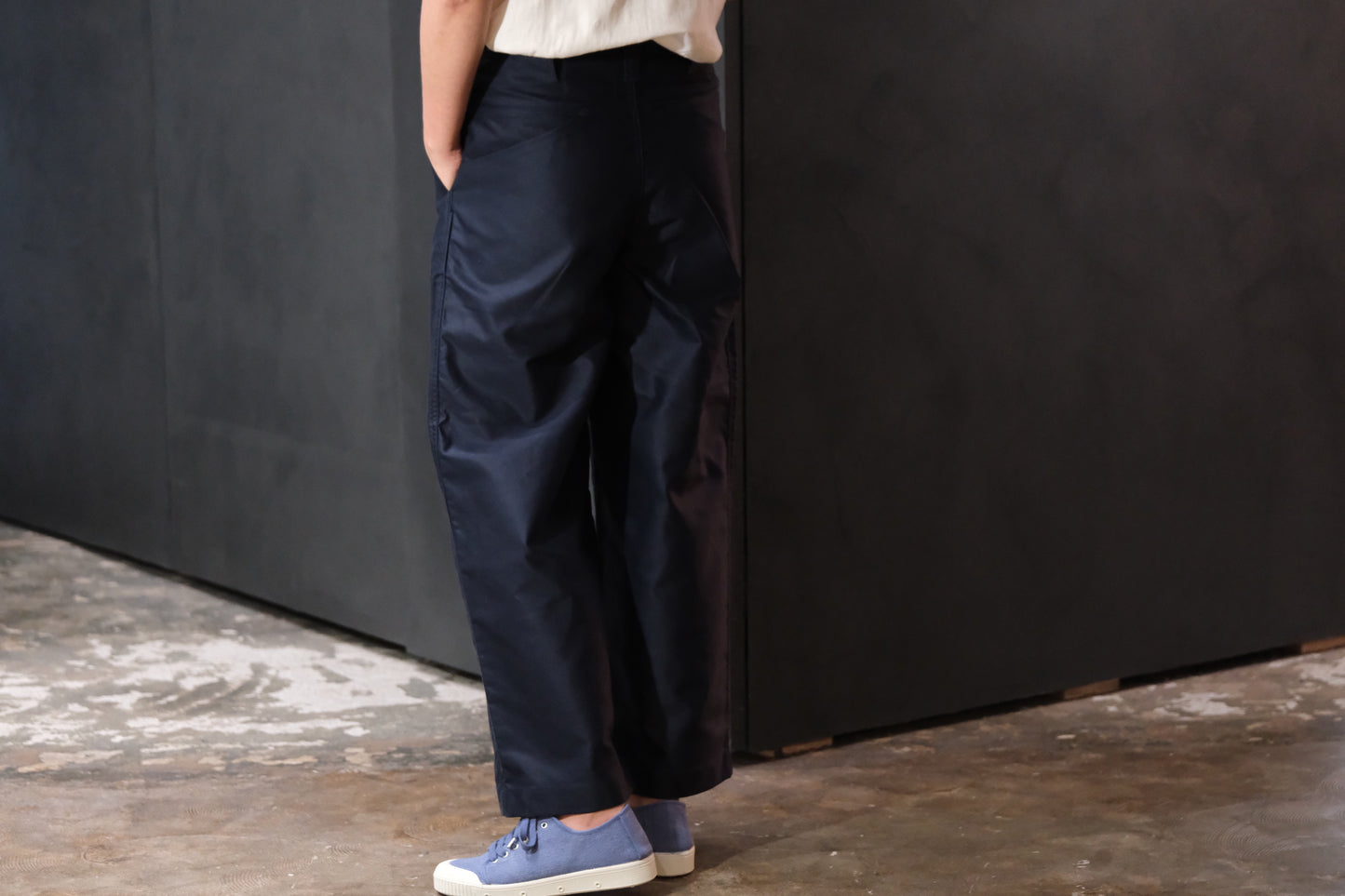 Senelier /PROT-LINE WIDE PANTS / SE-PA-09-0124 /  NAVY・BLACK