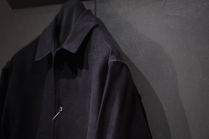 nonnotte/Draping Shirt Jacket/Fine Count Moleskin