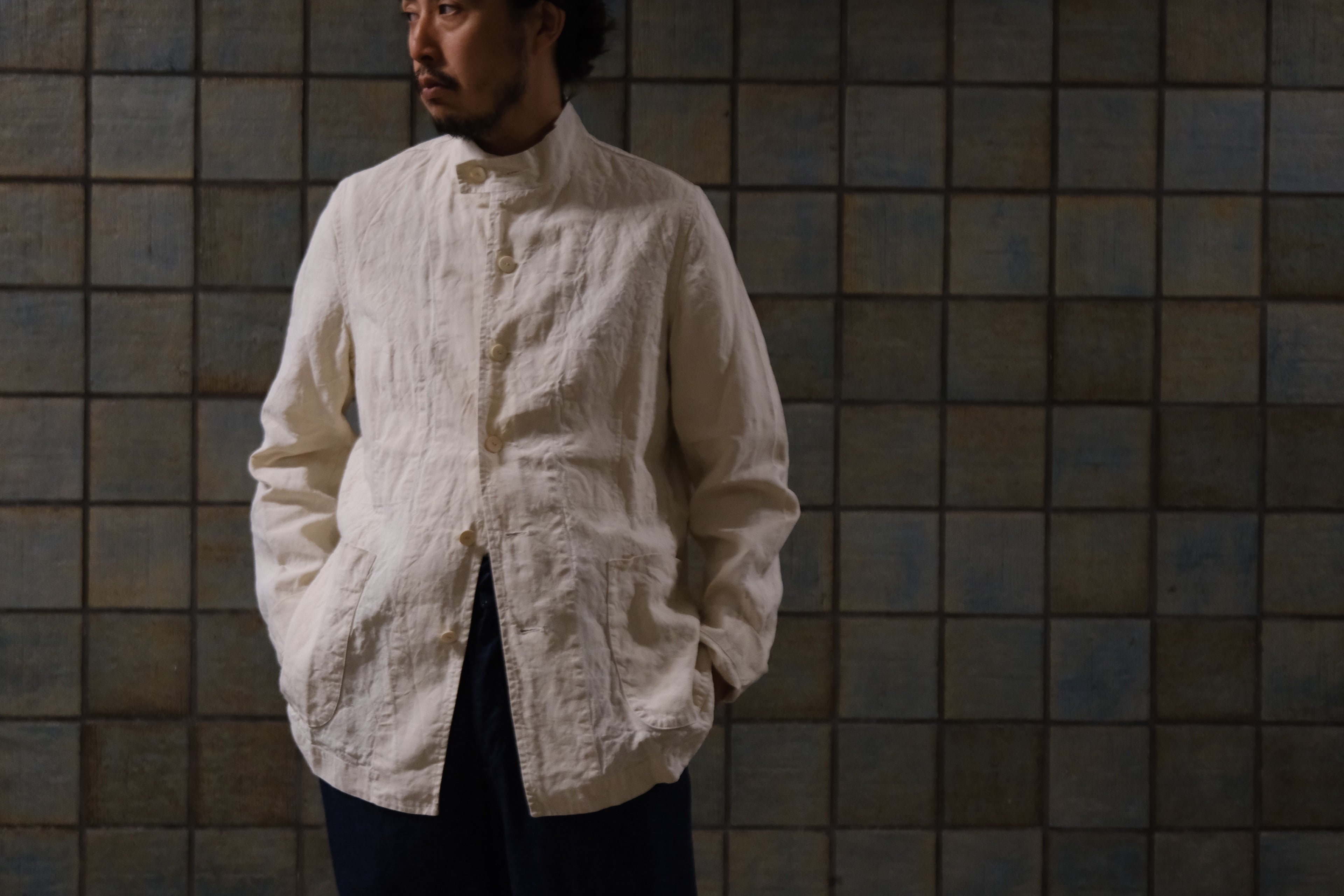 Chez Vidalenc / Jacket Portys / Antique Linen