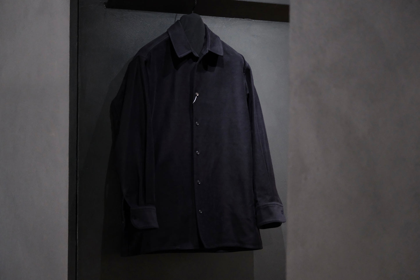nonnotte/Draping Shirt Jacket/Fine Count Moleskin