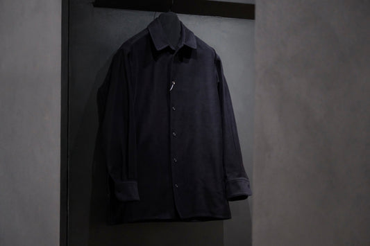 nonnotte/Draping Shirt Jacket/Fine Count Moleskin