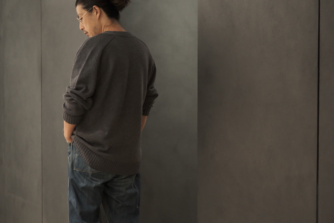 HEUGN/KNITWEAR005/Clark Cashmere knit MIX