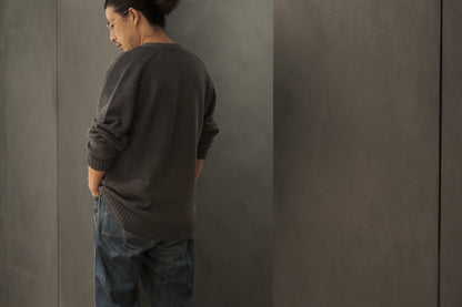 HEUGN/KNITWEAR005/Clark Cashmere knit MIX