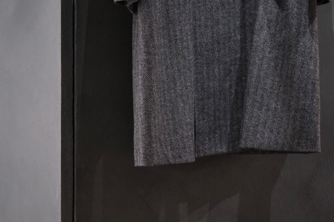 COHÉRENCE/Mod.FOUFOU Ⅱ/CHEVRON TWEED JERSEY / GREY