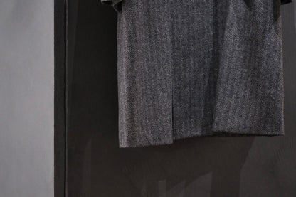 COHÉRENCE/Mod.FOUFOU Ⅱ/CHEVRON TWEED JERSEY / GREY